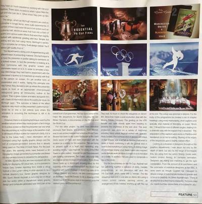 'Clips' 1998 article on BBC Graphic Design 3