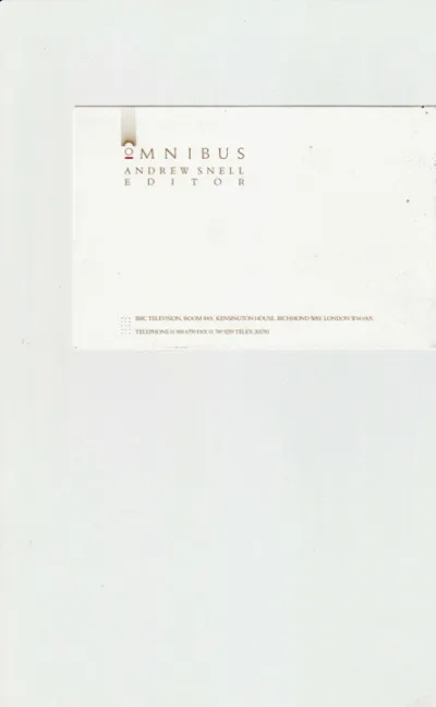 Omnibus Editor's business card