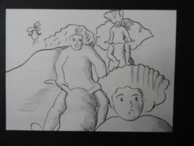 12 Days of Christmas Lords a-leaping storyboard