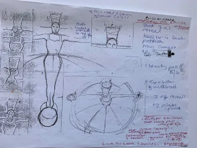 12 Days of Xmas - Maids a-milking storyboard
