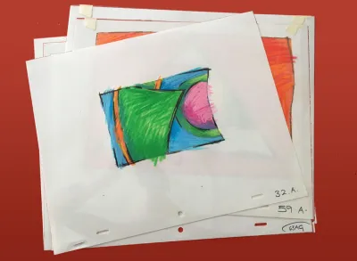 BBC1 Into '86 promotion cel 3