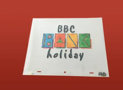 BBC1 Into '86 promotion cel 6