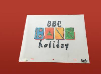 BBC1 Into '86 promotion cel 6