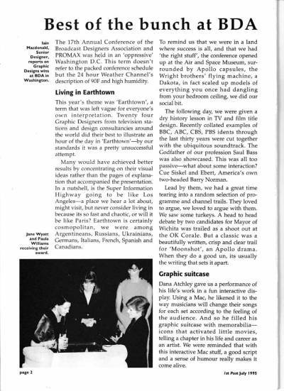 '1st Post' design wins at BDA article 1