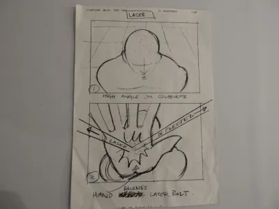 2000 Today laser hand storyboard 1