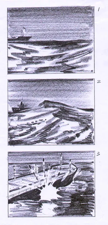 999 concept storyboard by Peter Parr 1