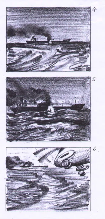 999 concept storyboard by Peter Parr 2