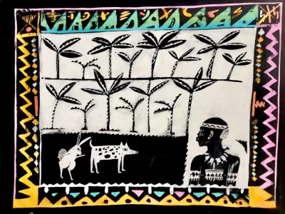 'Why the Agouti Has No Tail' illustration 2