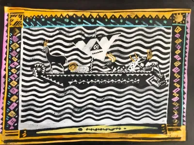 'Why the Agouti Has No Tail' illustration 5