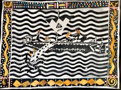 'Why the Agouti Has No Tail' illustration 6