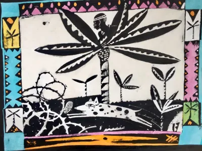 'Why the Agouti Has No Tail' illustration 7