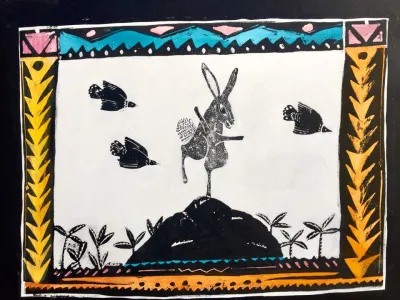 'Why the Agouti Has No Tail' illustration 9