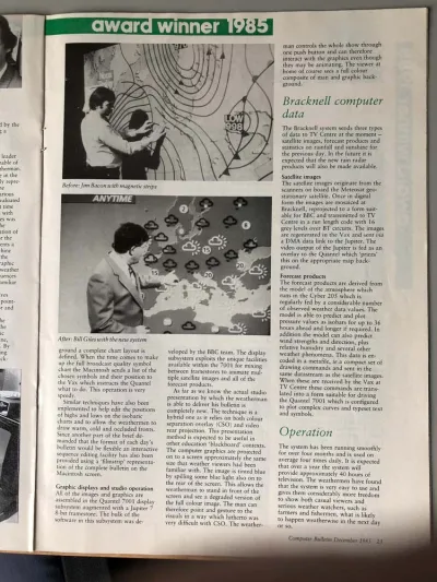 BBC TV Weather System article 2