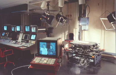 General shot of the Video Rostrum Studio