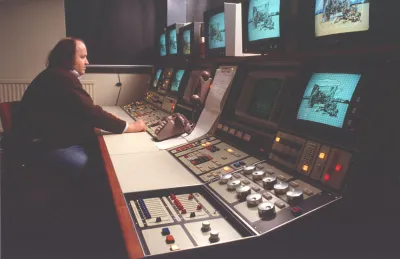 Master control and operating desk 
