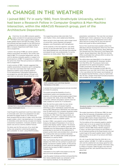 A Change in the Weather article from Prospero (August 2021)