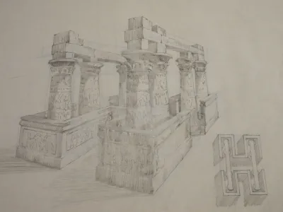 Chronicle alternative H concept drawing 6