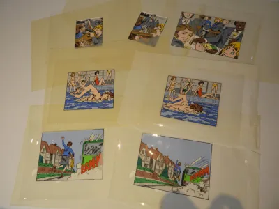 Grange Hill original animation artwork 1