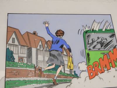 Grange Hill original animation artwork 7