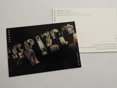 Horizon publicity postcard