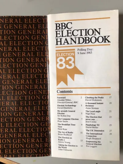 1983 Election Handbook page 1