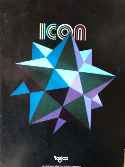 Logica ICON computer graphics system spread cover