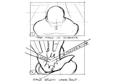 2000 Today laser hand storyboard 2