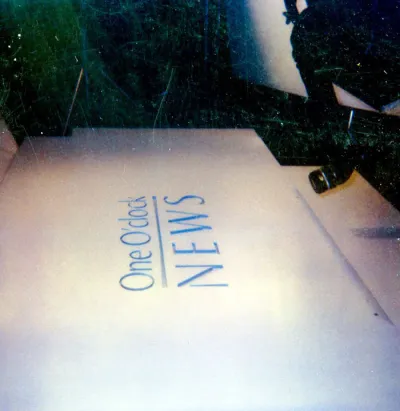 BBC One O'Clock News titles shoot stills 5