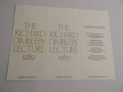 The Richard Dimbleby Lecture invitation
