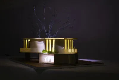 Architecture prototype with a tree