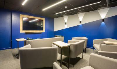 Cinema room at Westcoombe House