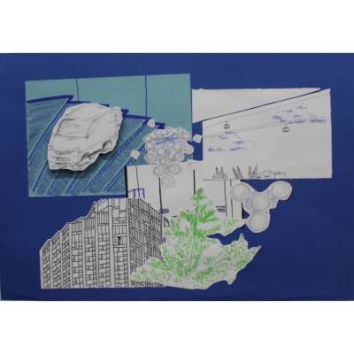 example of the student work produced during the project