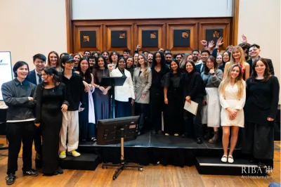 Ravensbourne students at RIBA London Student Awards