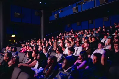 Audience at the showcase at Curzon Soho