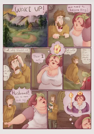 Comic illustrated by Ravensbourne Character Design student