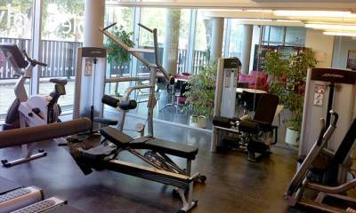 gym area of Davies Court