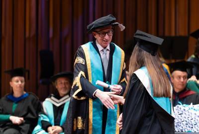 A man shaking someone's hand