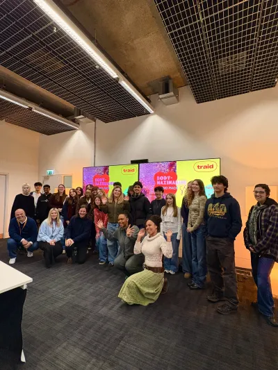 Students involved in the Traid project 