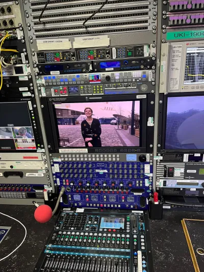BBC OB truck at Ravensbourne