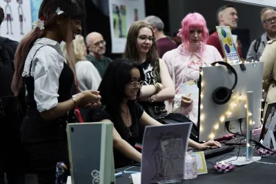 students playing games on computer