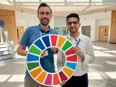 Dr Christoph Naborowski and Sein Tin 