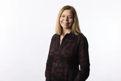 Profile headshot of Dr Natalie Garret Brown, Deputy Vice Chancellor at Ravensbourne University